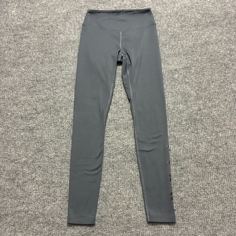Victoria's Secret Pink Cozy Leggings Womens Size XS Gray Pull On Yoga Gym‎